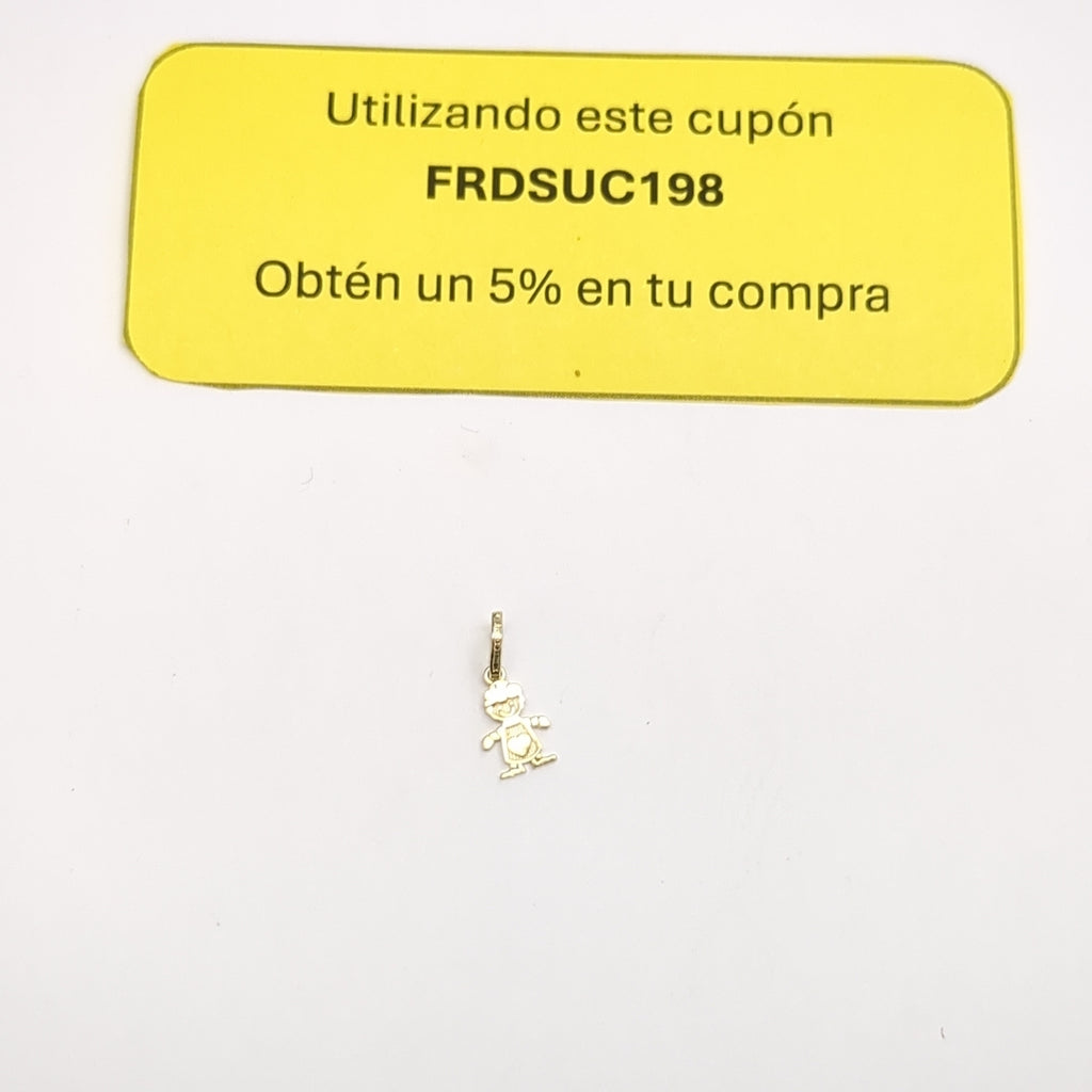 DIJE NIÑO 10K 0.3 GR (NUEVO)