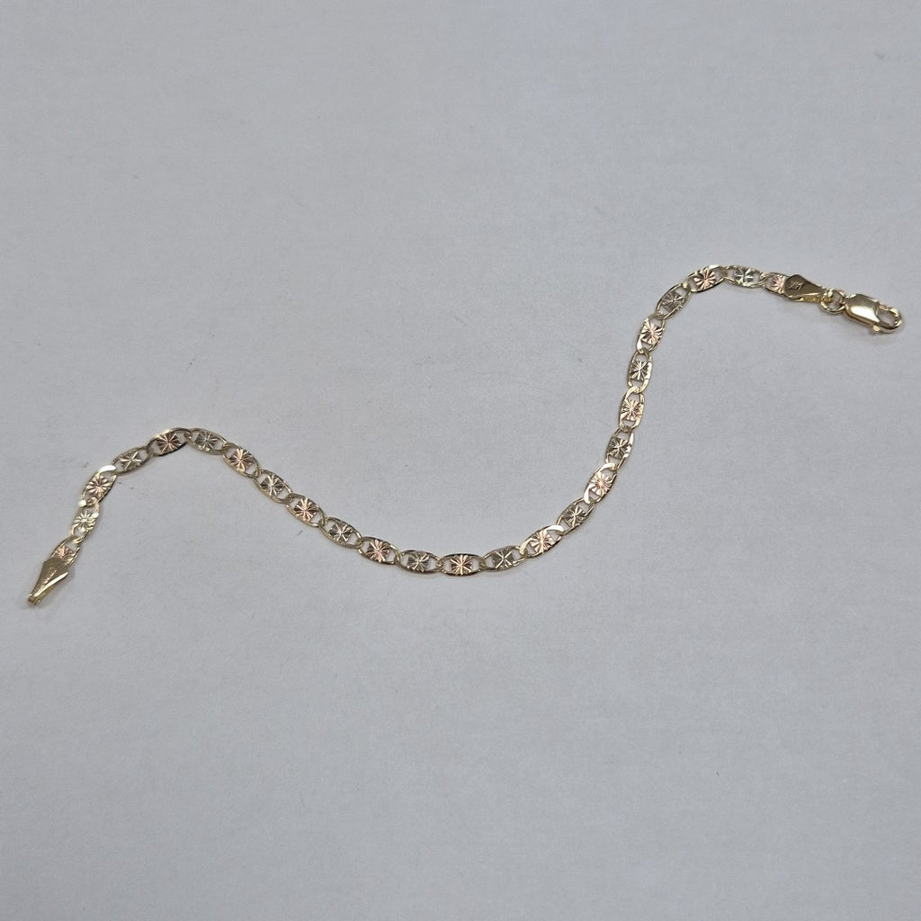 PULSERA GUCHI 14K 18 CM 2.9 GR (NUEVO)