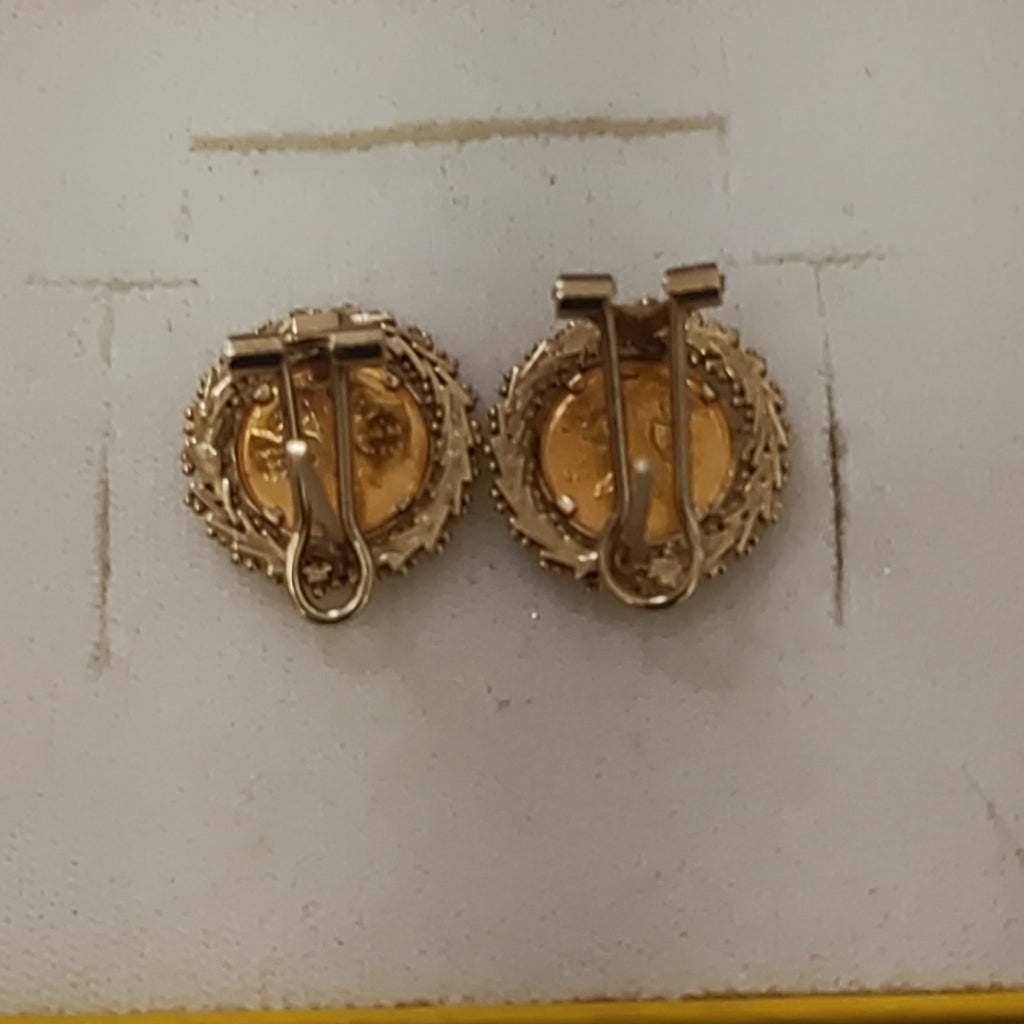 ARETES PAR ORO 8 K 4.7 GRMS (SEMINUEVO)