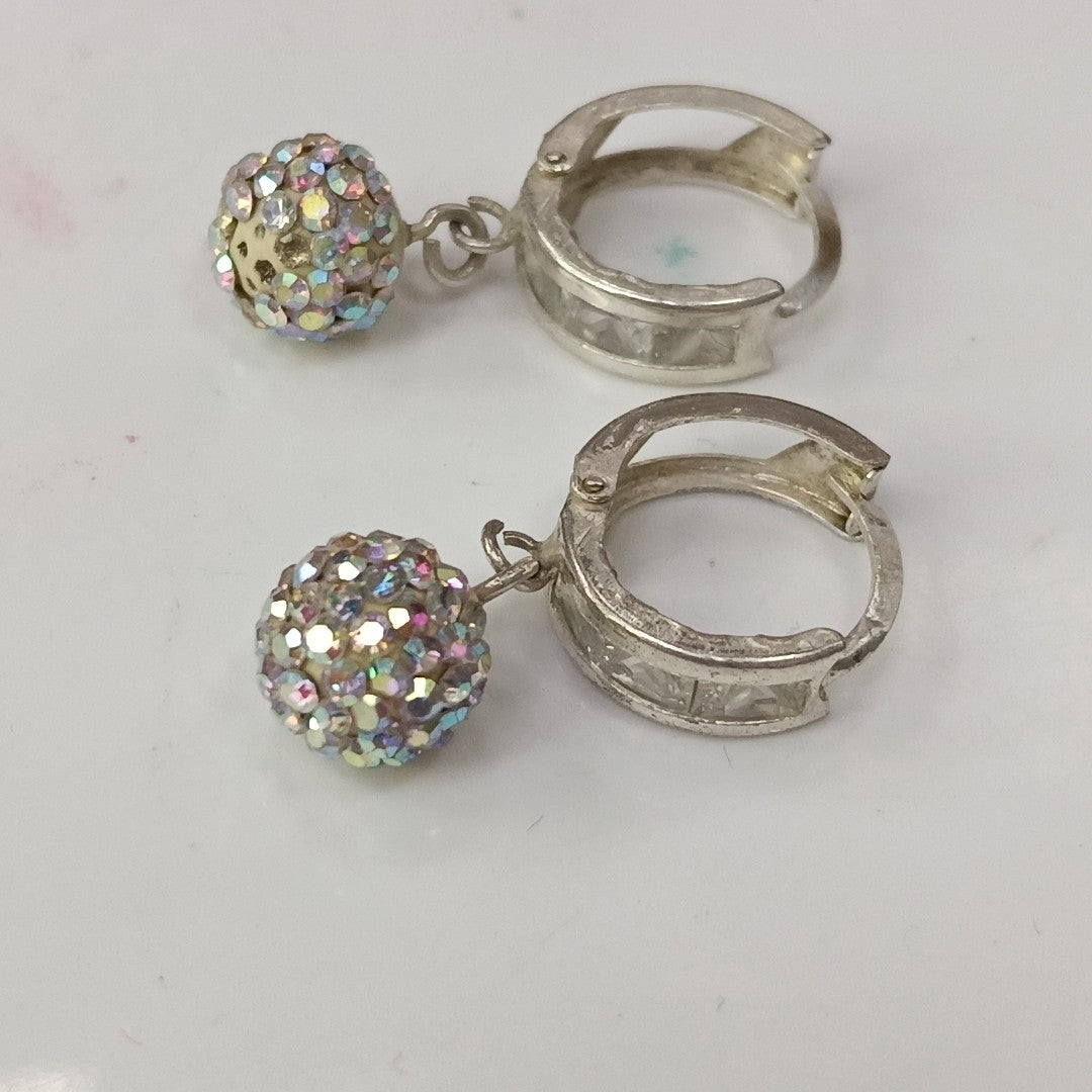 ARETES PAR PLATA 3 GRMS (SEMINUEVO)