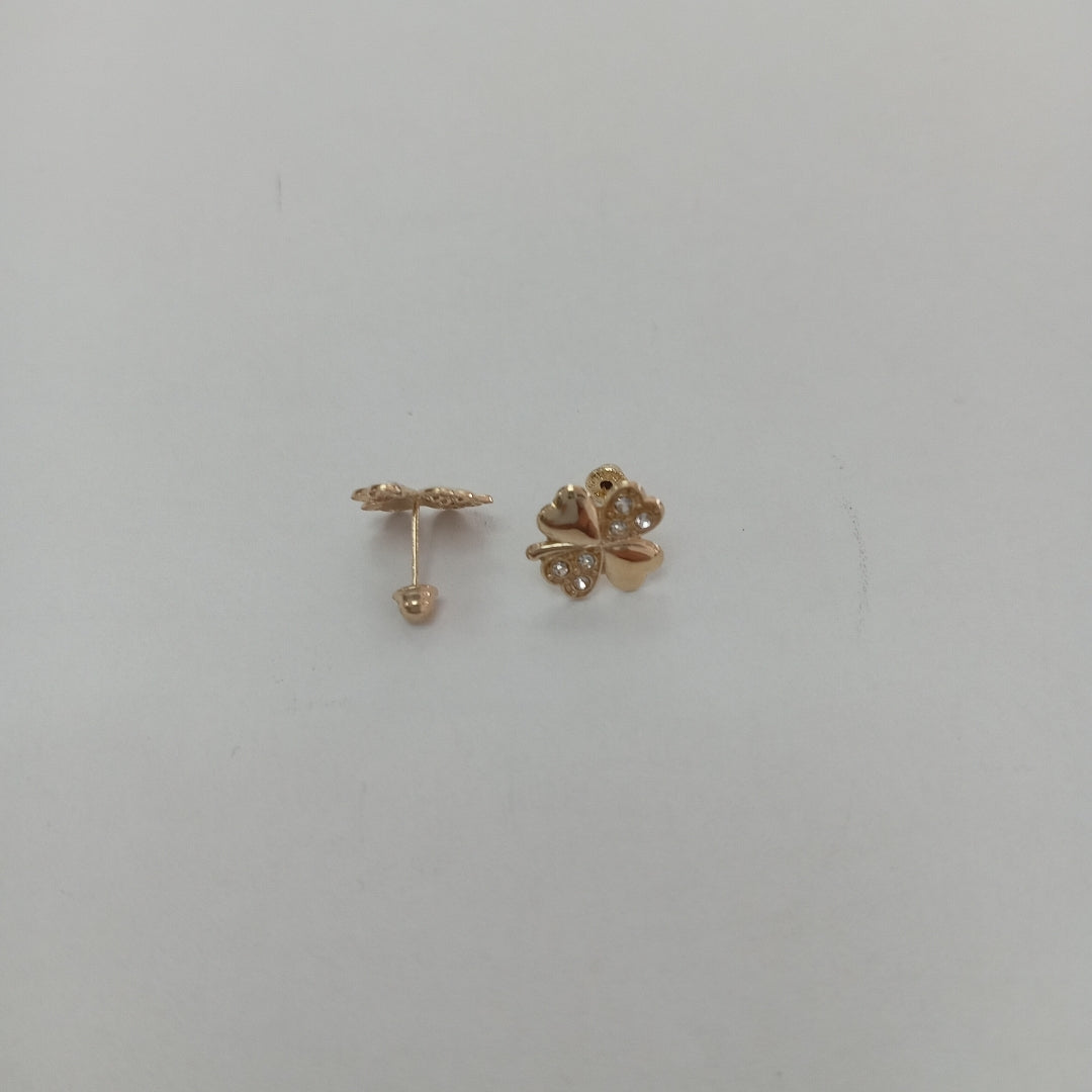 BROQUELES BROQUEL FIG TREBOL 14K 0.2851 GR (NUEVO)