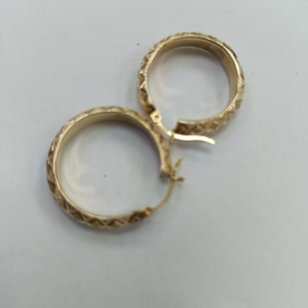 ARRACADAS PAR ORO 14 K 4,00 GRMS (SEMINUEVO)