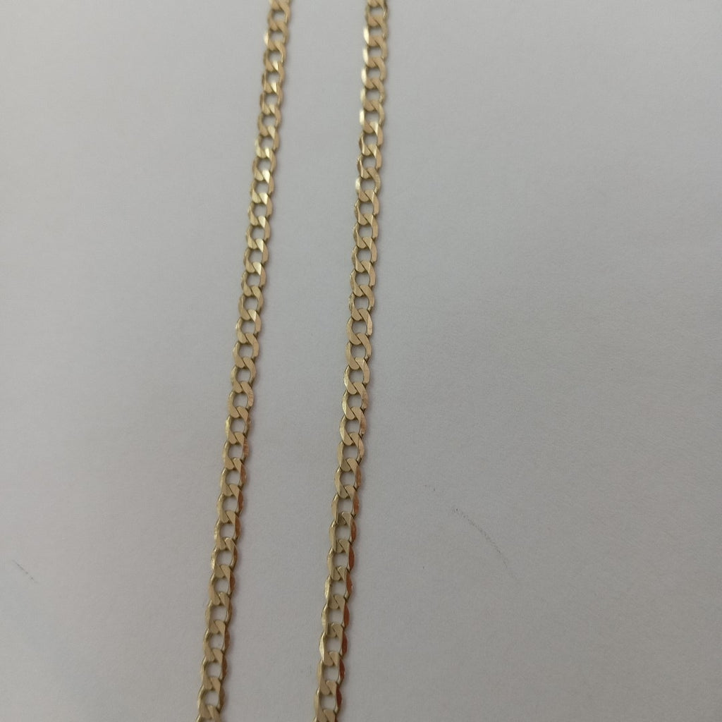 CADENA TEJIDO BARBADA 14K 60 CM 8.9 GR (NUEVO)
