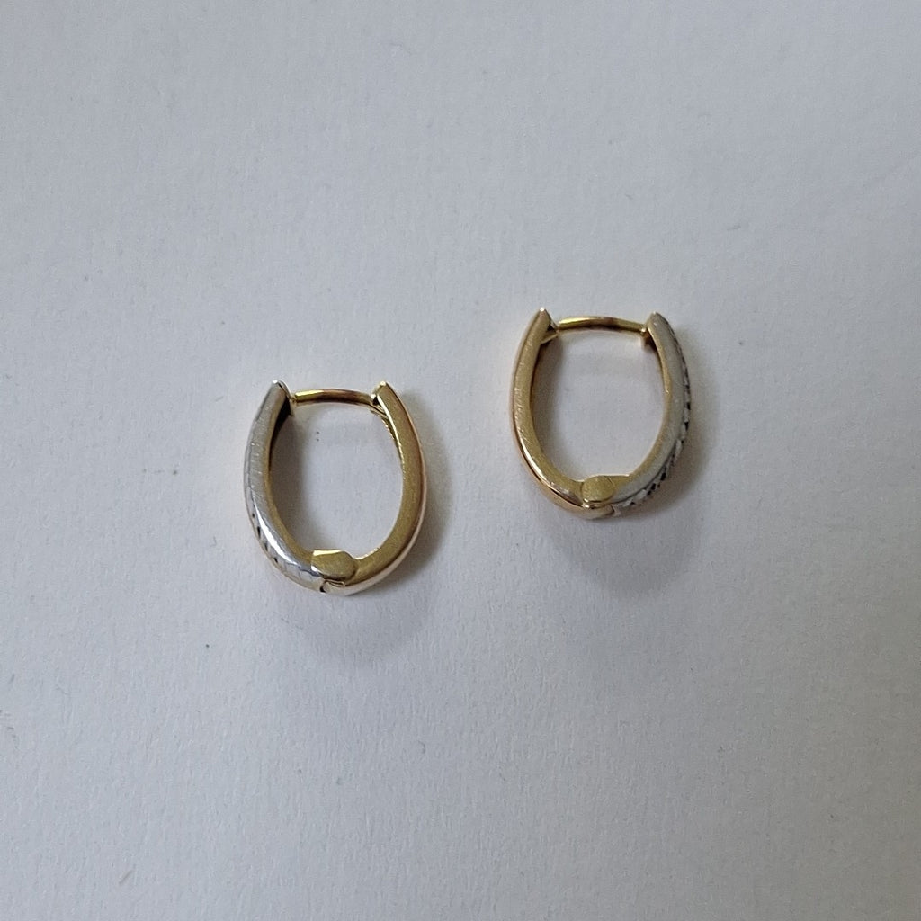 ARRACADAS PAR ORO 14 K 1.1 GRMS (SEMINUEVO)