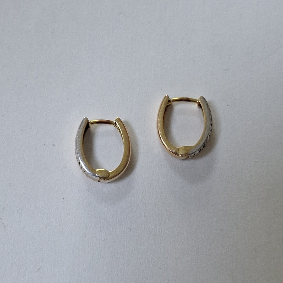ARRACADAS PAR ORO 14 K 1.1 GRMS (SEMINUEVO)
