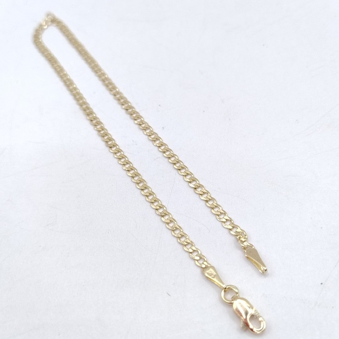PULSERA BARBADA 14K 21 CM 2.3 GR (NUEVO)