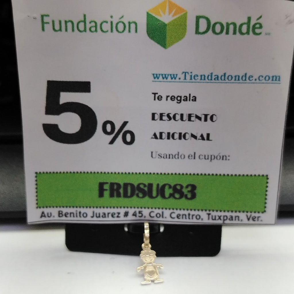 DIJE NIÑO 10K 0.3 GR (NUEVO)