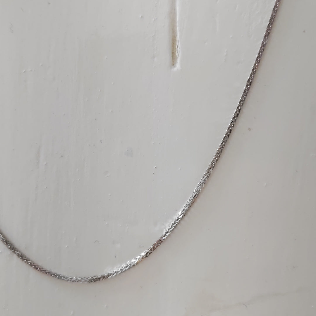 CADENA ORO BLANCO 14 K 1,80 GRMS (SEMINUEVO)