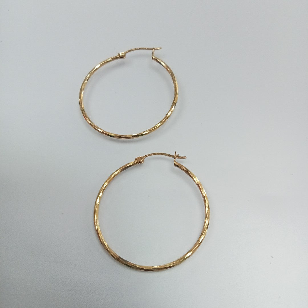ARRACADAS PAR ORO 14 K 2.9 GRMS (SEMINUEVO)