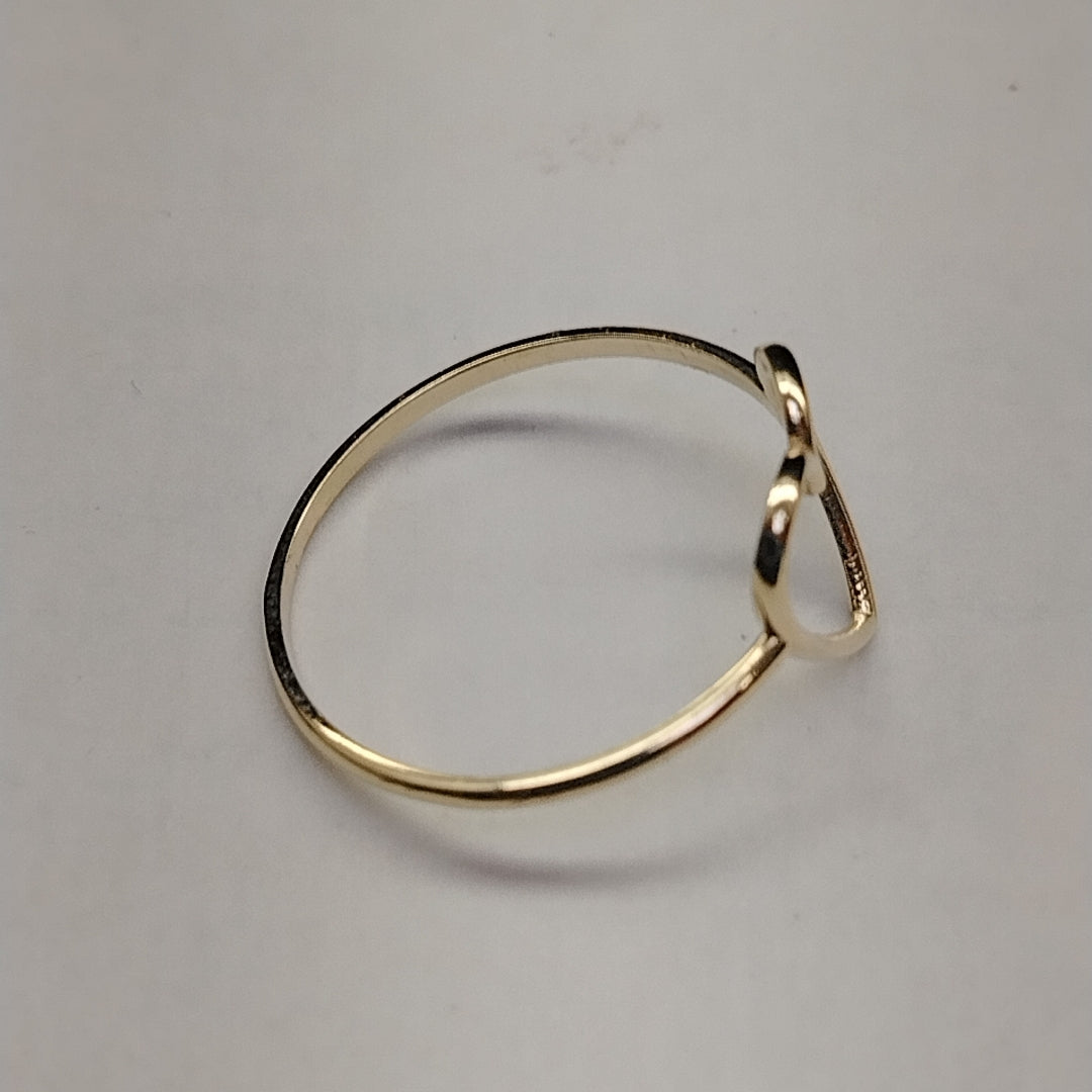 ANILLOS ANILLITO FIG CORAZON 10K TALLA 9 0.9 GR (NUEVO)