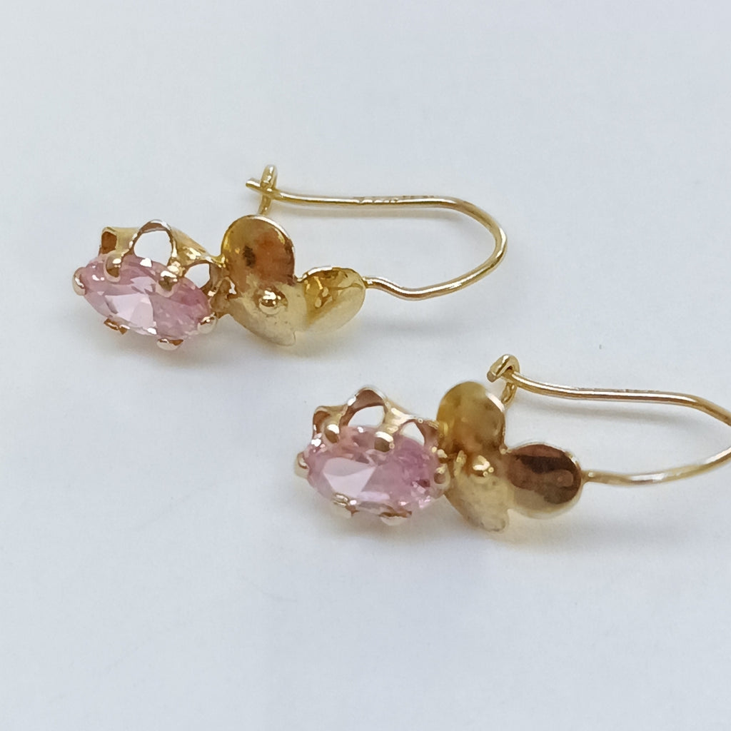 ARETES PAR ORO 10 K 0,80 GRMS (SEMINUEVO)