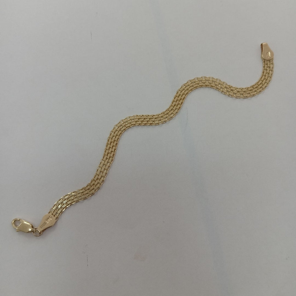 PULSERA ESPECIAL 14K 18 CM 4.4 GR (NUEVO)