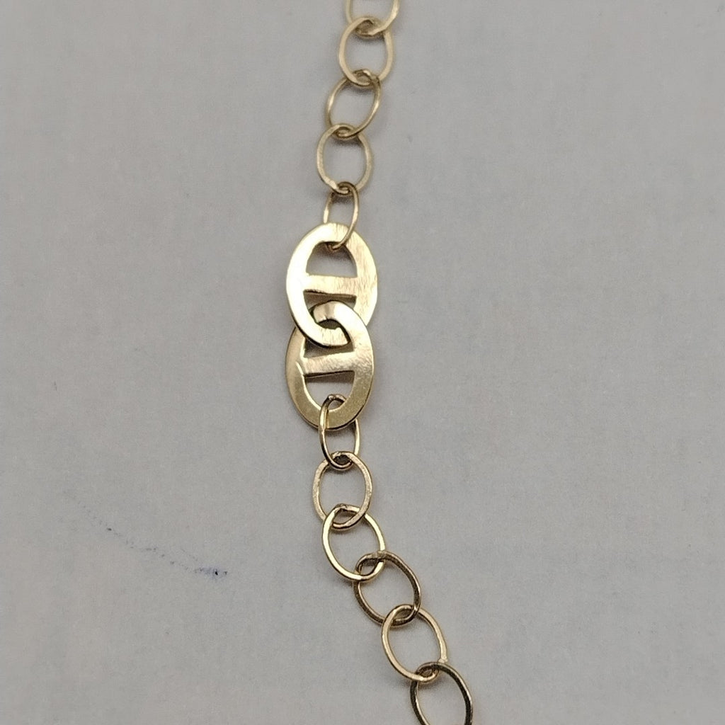 PULSERA ESPECIAL 14K 21 CM 1.8 GR (NUEVO)