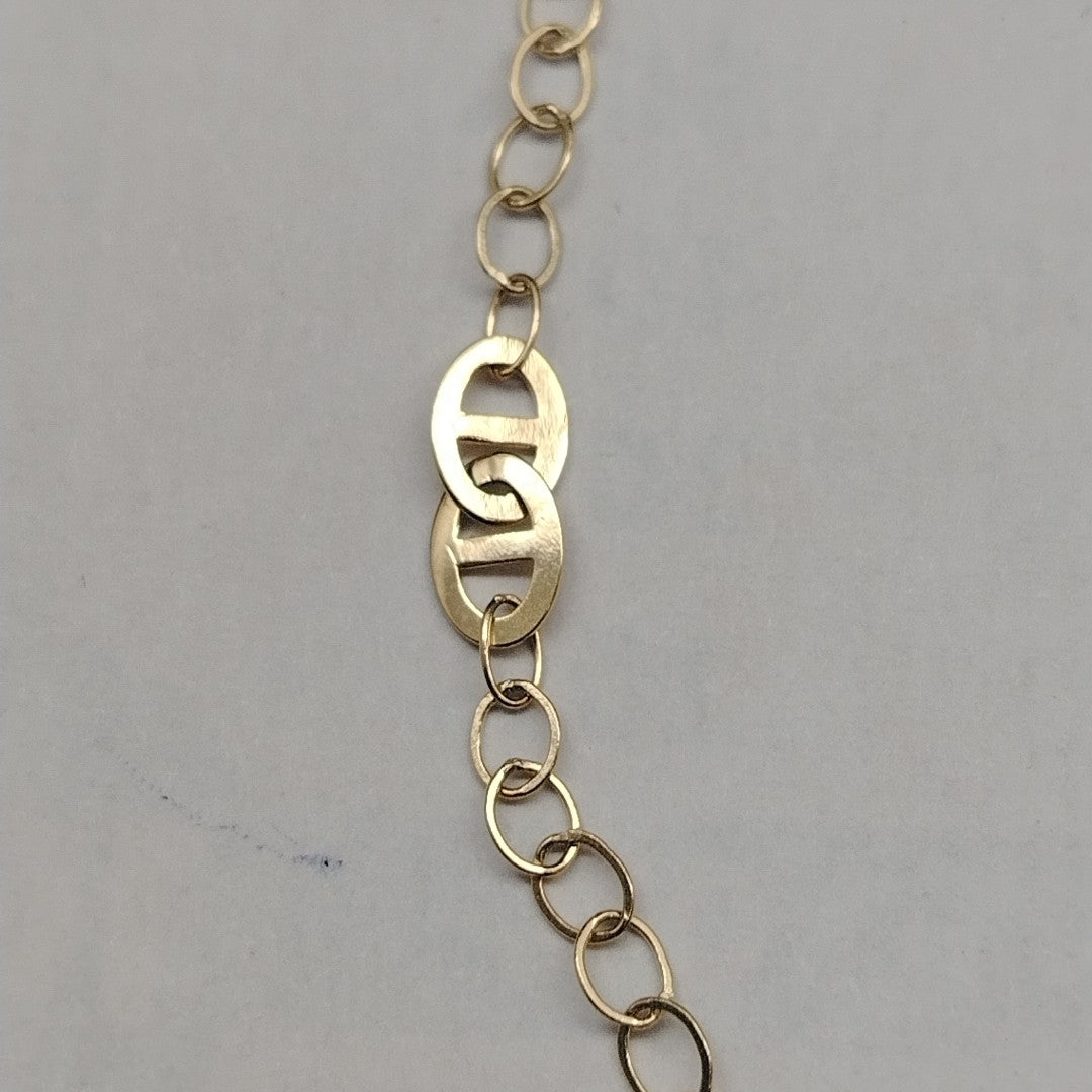 PULSERA ESPECIAL 14K 21 CM 1.8 GR (NUEVO)