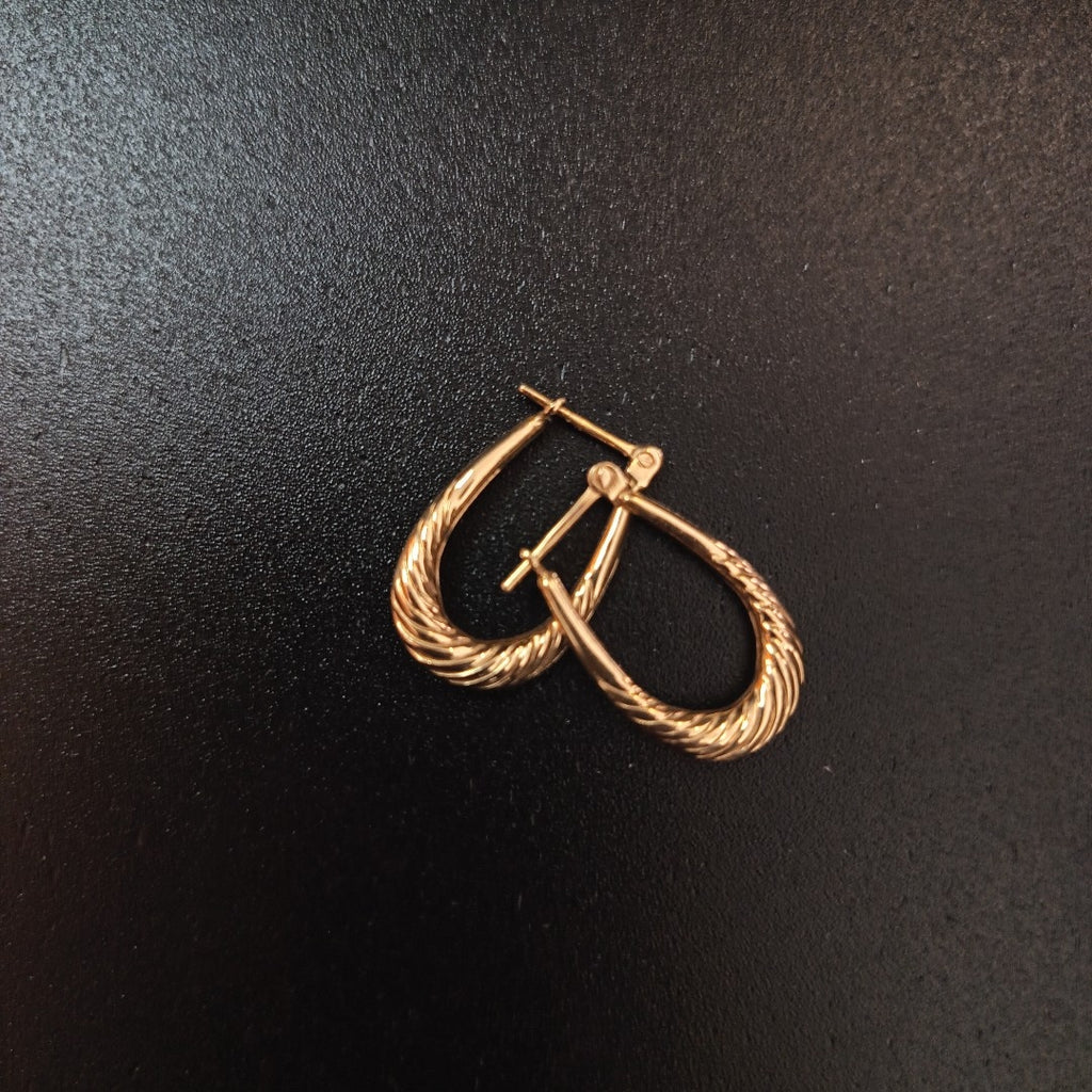 ARRACADAS PAR ORO 14 K 1.1 GRMS (SEMINUEVO)