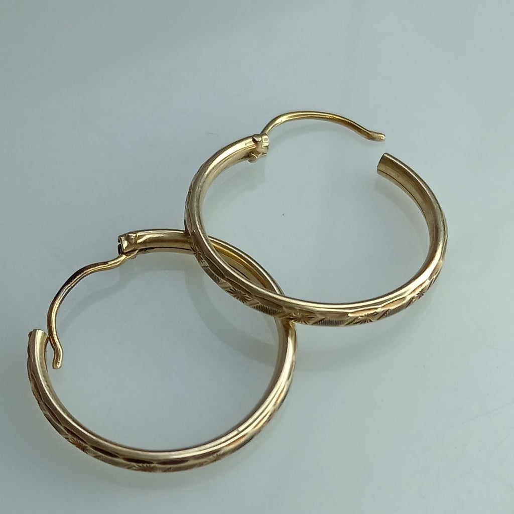 ARRACADAS PAR ORO 10 K 1.9 GRMS (SEMINUEVO)