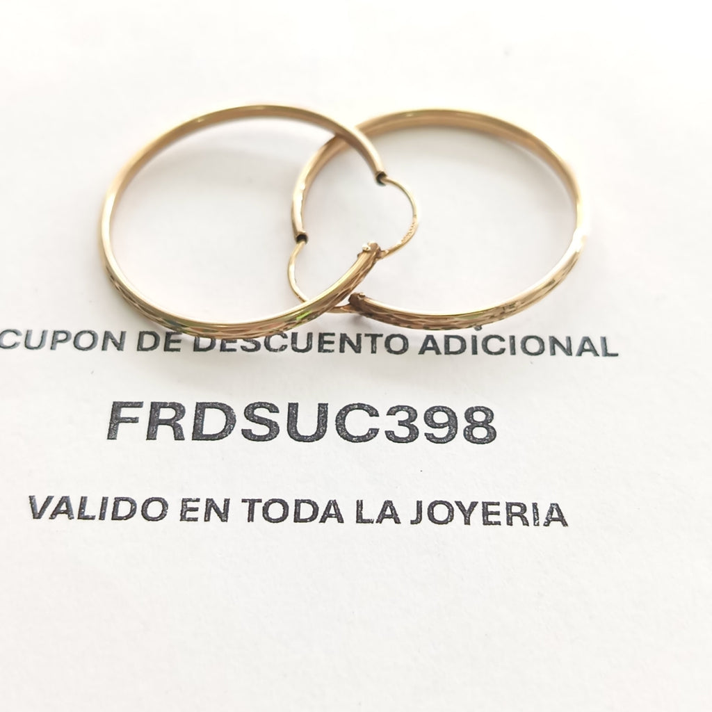 ARRACADAS PAR ORO 10 K 2.3 GRMS (SEMINUEVO)