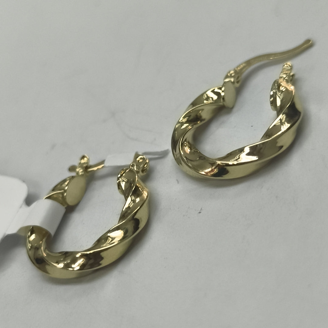 ARETES ARRACADA TORZAL 14K 1.9 GR (NUEVO)