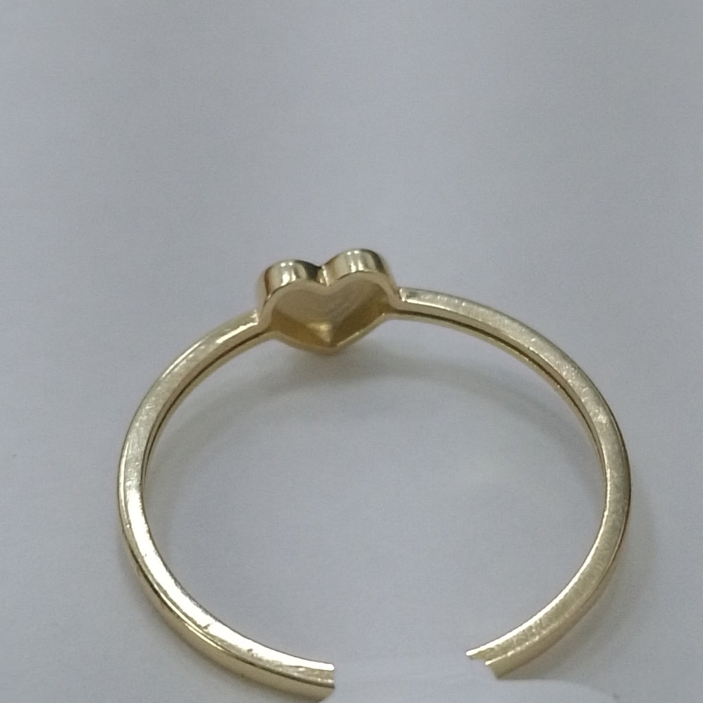 ANILLOS ANILLITO FIG CORAZON 10K TALLA 9 1.2 GR (NUEVO)