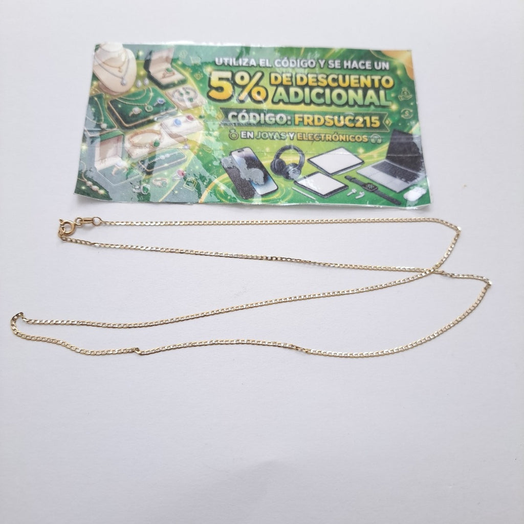 CADENA ORO 10 K 1.8 GRMS (SEMINUEVO)