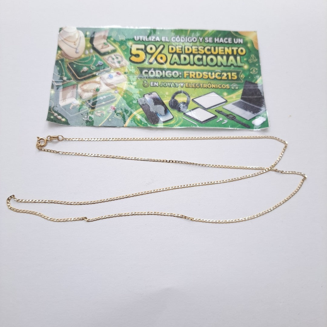CADENA ORO 10 K 1.8 GRMS (SEMINUEVO)