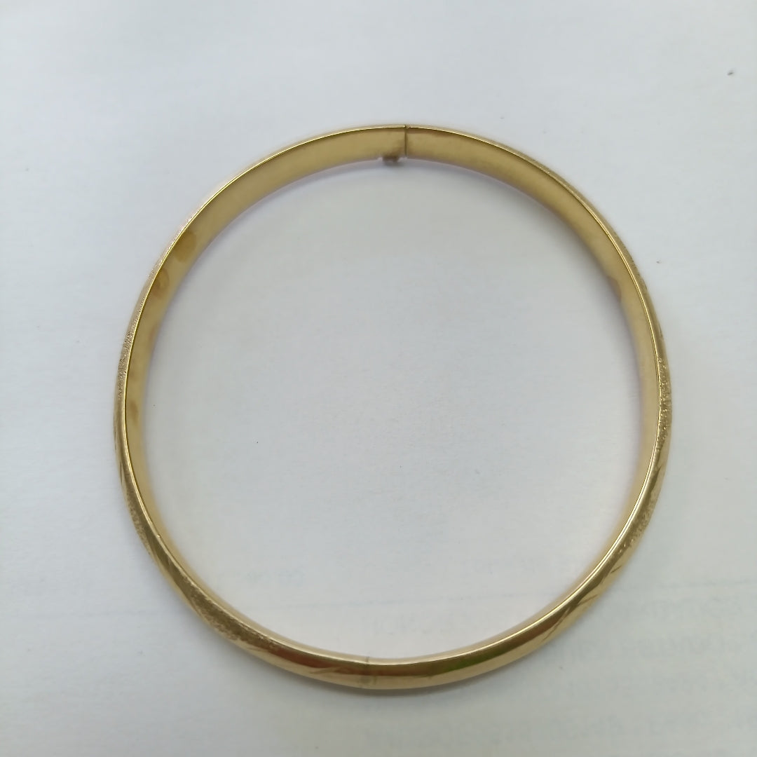 PULSERA RIGIDA ORO 14 K 8,70 GRMS (SEMINUEVO)