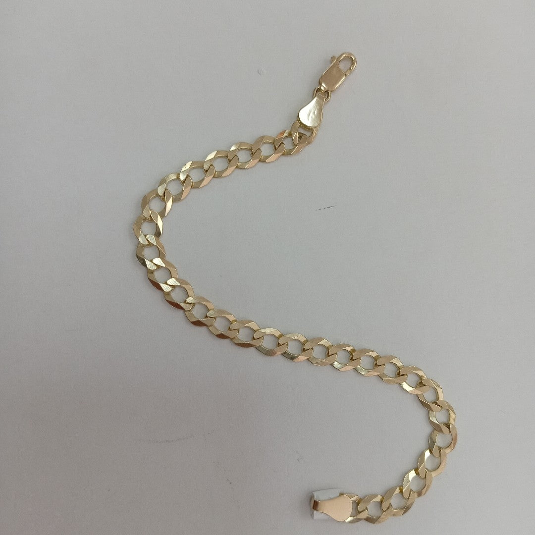 PULSERA BARBADA 14K 18 CM 6.2 GR (NUEVO)