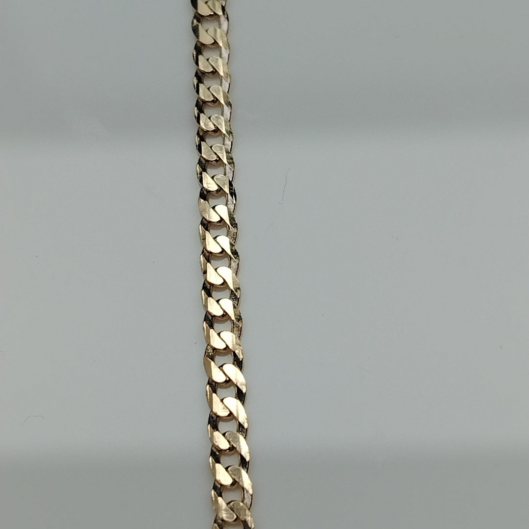 CADENA BARBADA 14K 60 CM 10 GR (NUEVO)