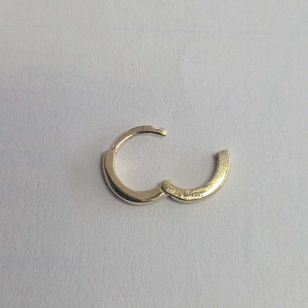 ARETES HUGGIE 14K 1.4 GR (NUEVO)