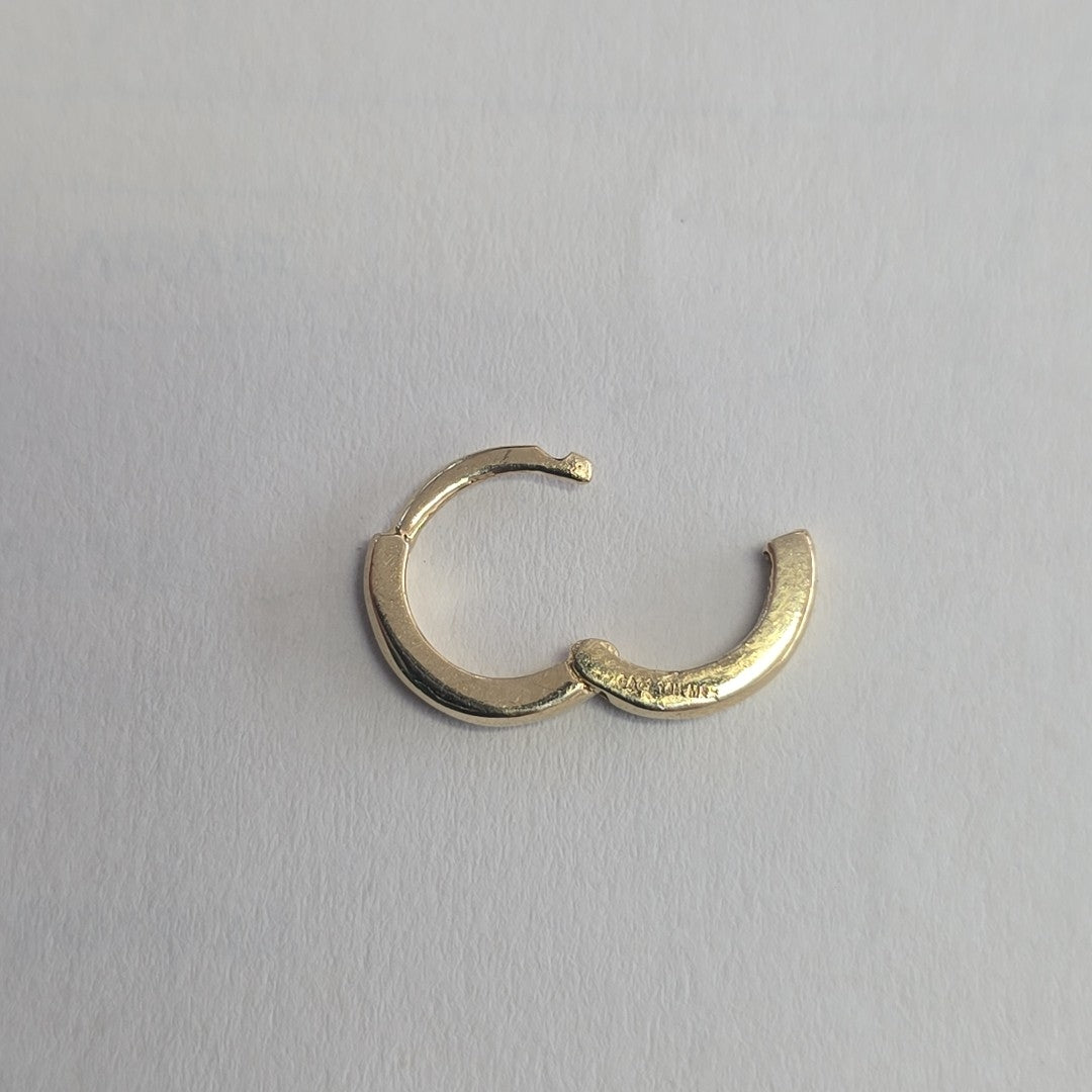 ARETES HUGGIE 14K 1.4 GR (NUEVO)