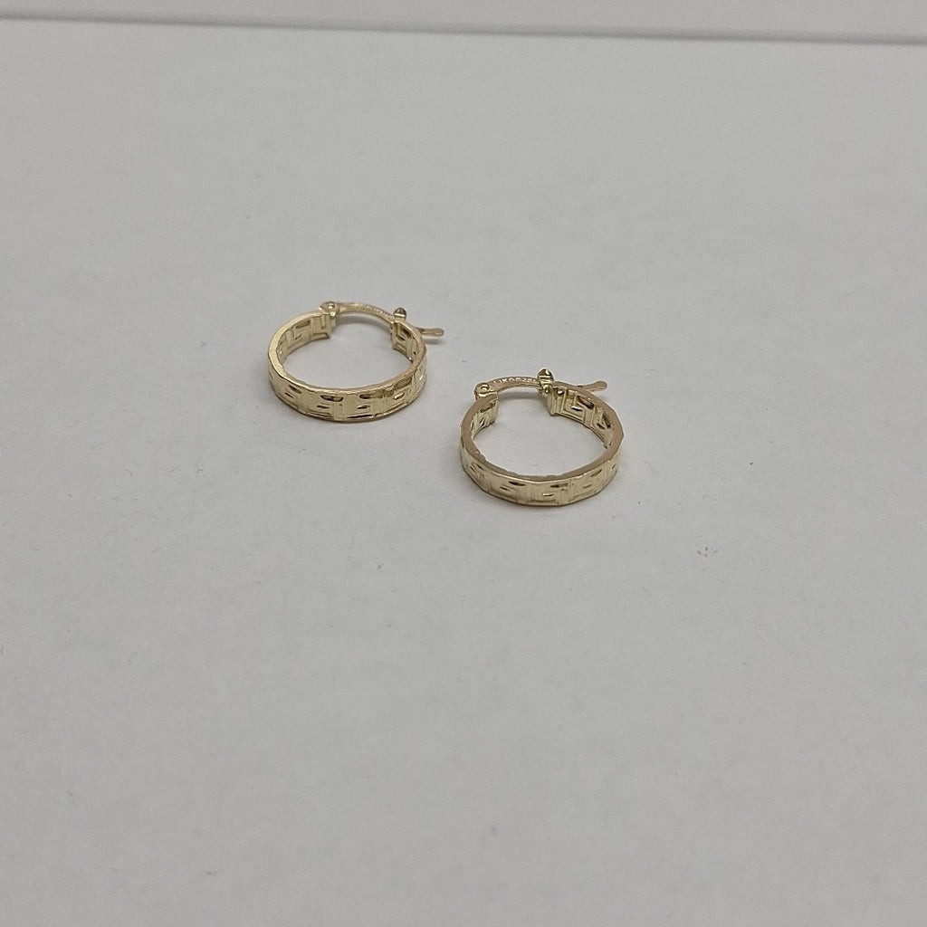 ARETES ARRACADAS FIG GRECAS 14K 1.8 GR (NUEVO)