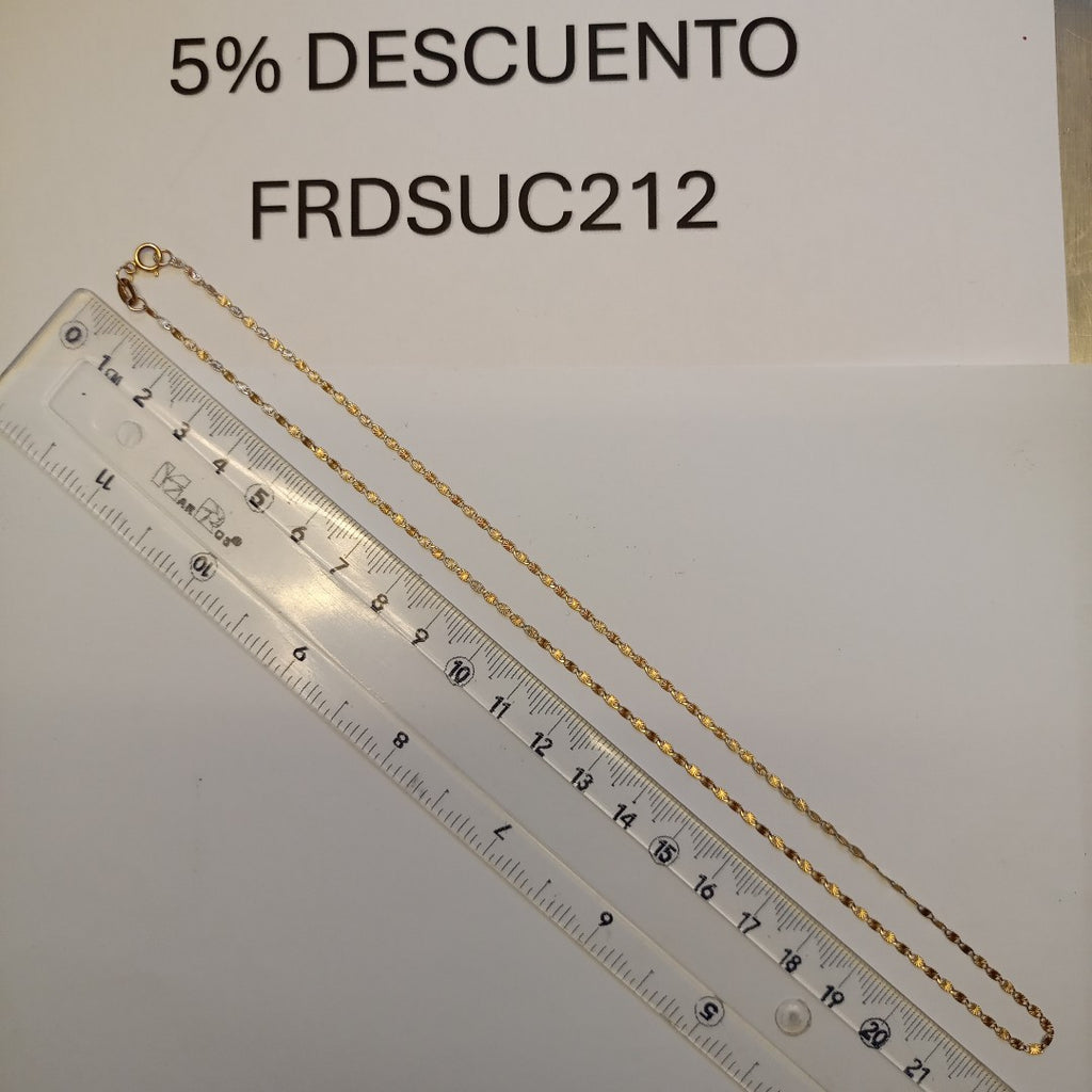 CADENA ORO 10 K 1.5 GRMS (SEMINUEVO)