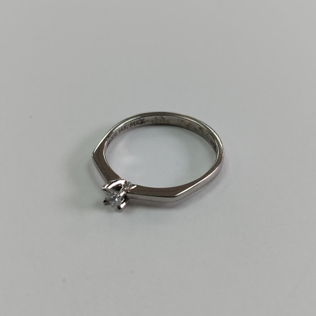 ANILLITO ORO,ORO BLANCO 14 K 1,80 GRMS (SEMINUEVO)