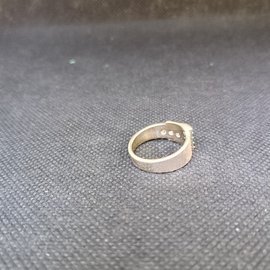ANILLO ORO BLANCO 10 K 5,60 GRMS (SEMINUEVO)