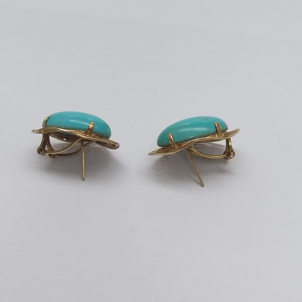 ARETES PAR ORO 14 K 7,00 GRMS (SEMINUEVO)