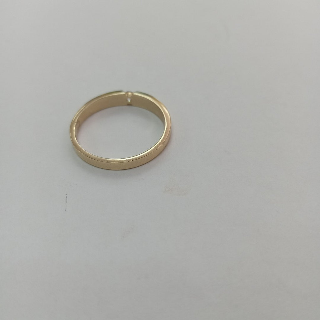 ANILLO ANILLITO SOLITARIO C CIRCONIA 14K 9 TALLA 3 GR (NUEVO)