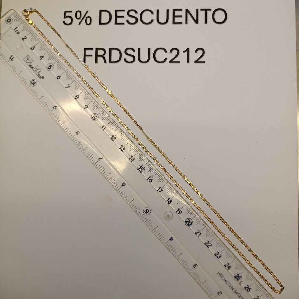 CADENA ORO 10 K 2.5 GRMS (SEMINUEVO)
