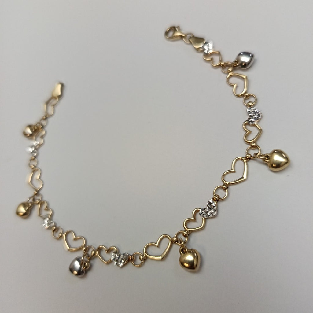 PULSERA ORO,ORO BLANCO 14 K 5,90 GRMS (SEMINUEVO)