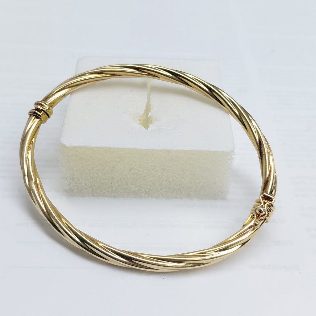PULSERA RIGIDA ORO 14 K 5,20 GRMS (SEMINUEVO)