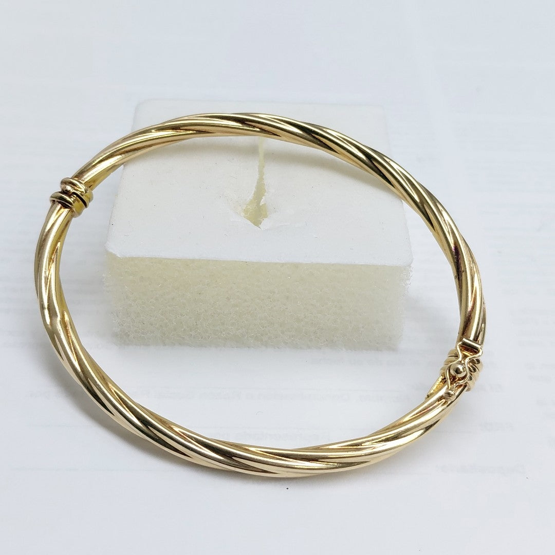 PULSERA RIGIDA ORO 14 K 5,20 GRMS (SEMINUEVO)