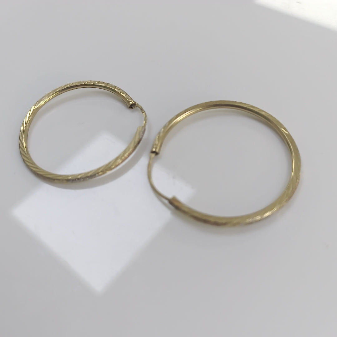 ARRACADAS PAR ORO 10 K 3,10 GRMS (SEMINUEVO)