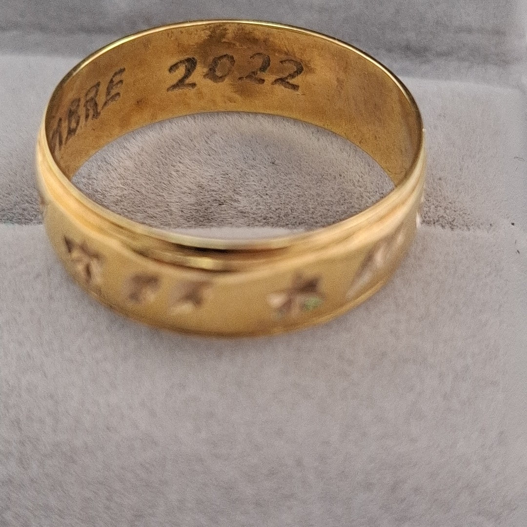 ARGOLLA ORO 10 K 2.6 GRMS (SEMINUEVO)