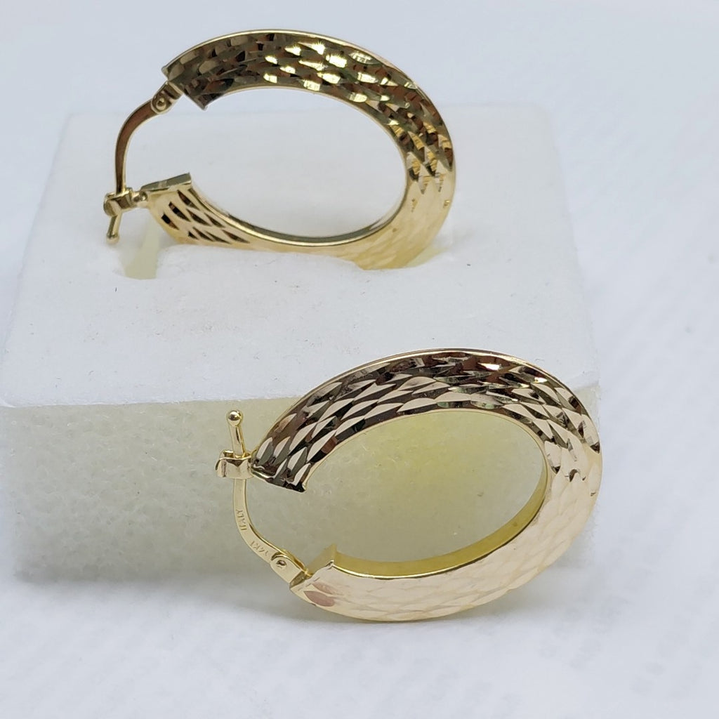 ARRACADAS PAR ORO 14 K 2,60 GRMS (SEMINUEVO)