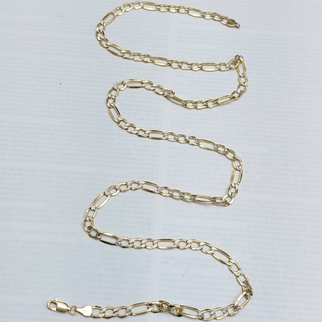 CADENA ORO,RODIADO 14 K 9,50 GRMS (SEMINUEVO)