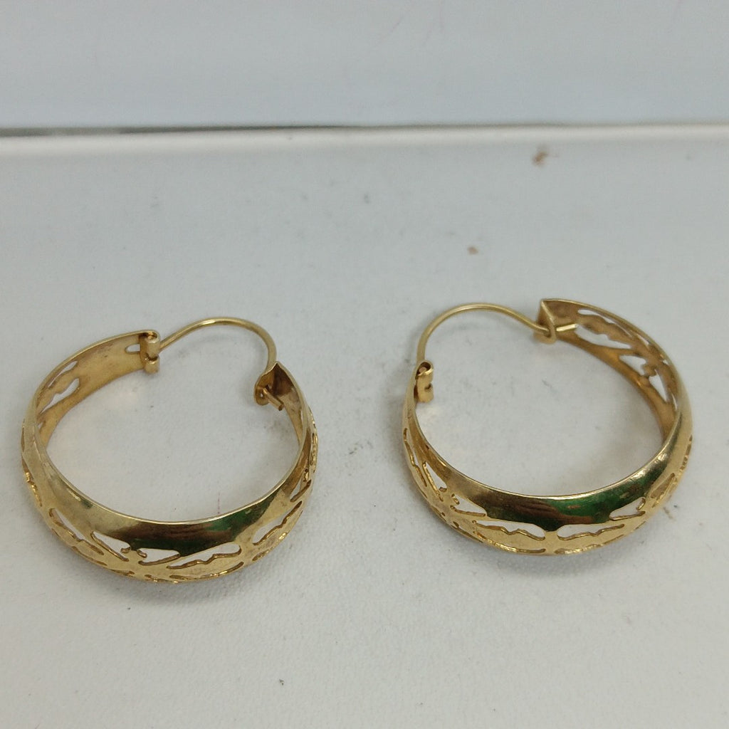 ARRACADAS PAR ORO 14 K 4,60 GRMS (SEMINUEVO)