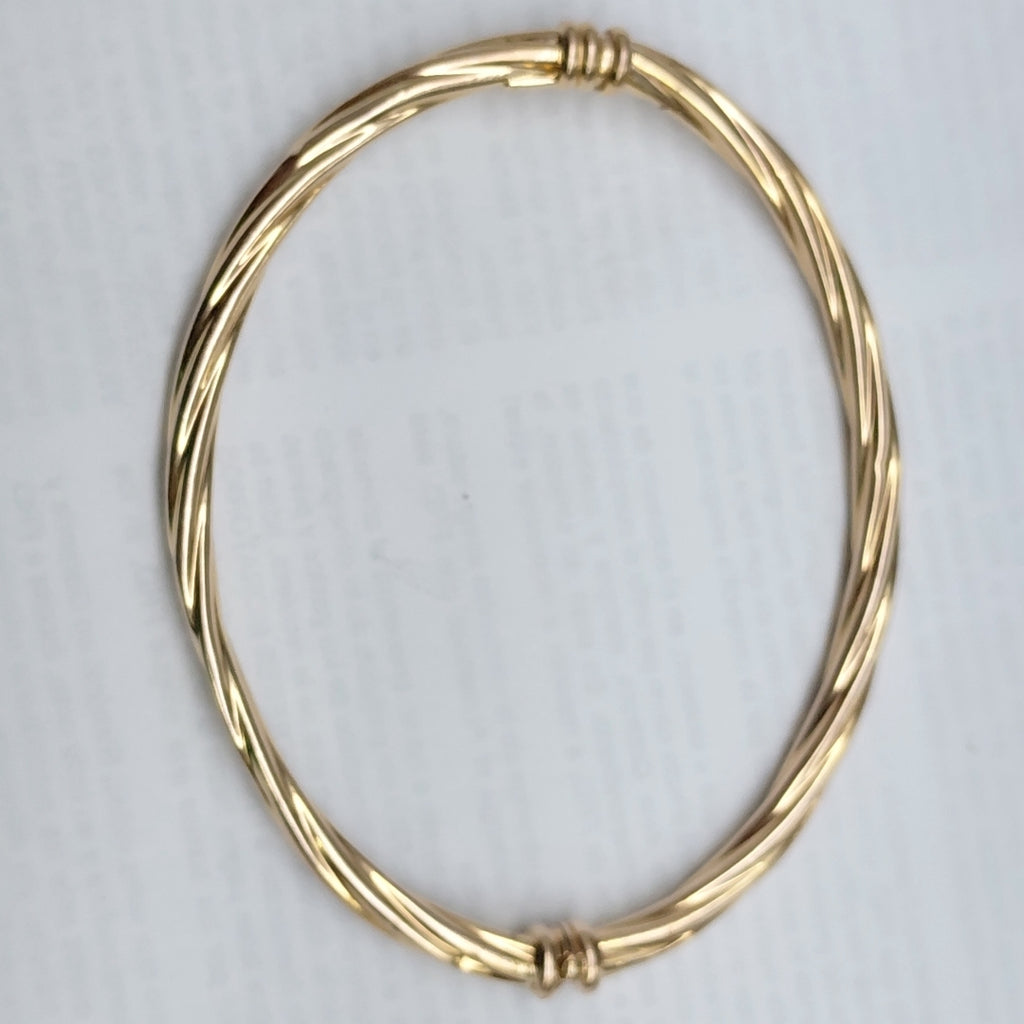 PULSERA RIGIDA ORO 14 K 5,60 GRMS (SEMINUEVO)