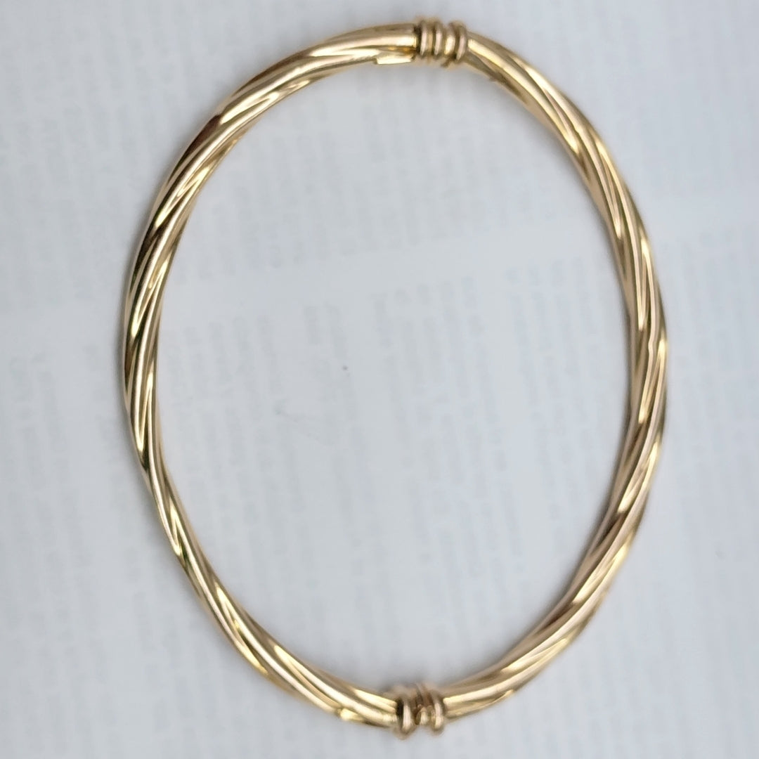 PULSERA RIGIDA ORO 14 K 5,60 GRMS (SEMINUEVO)