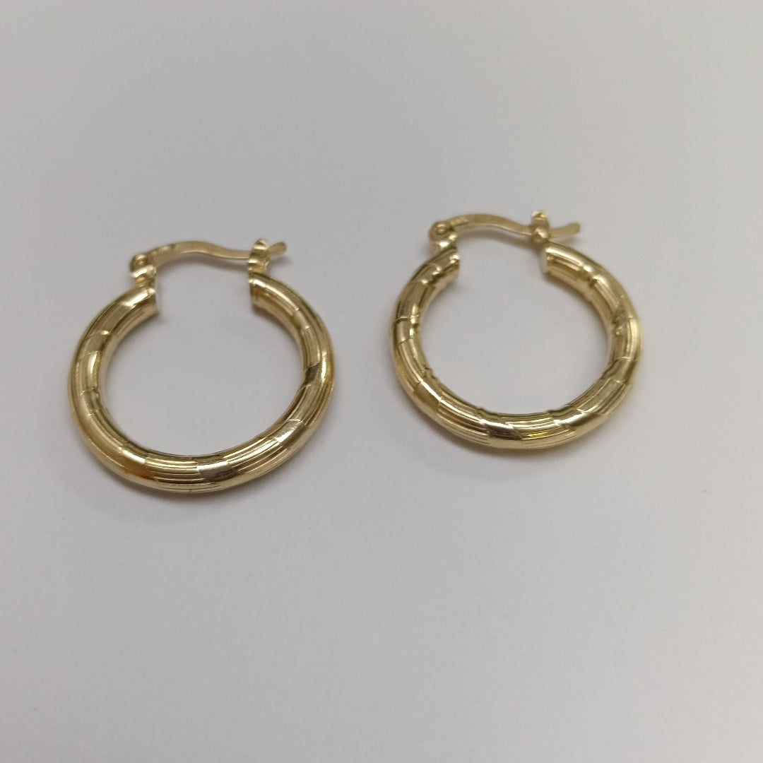 ARETES ARRACADAS 14K 2.7 GR (NUEVO)