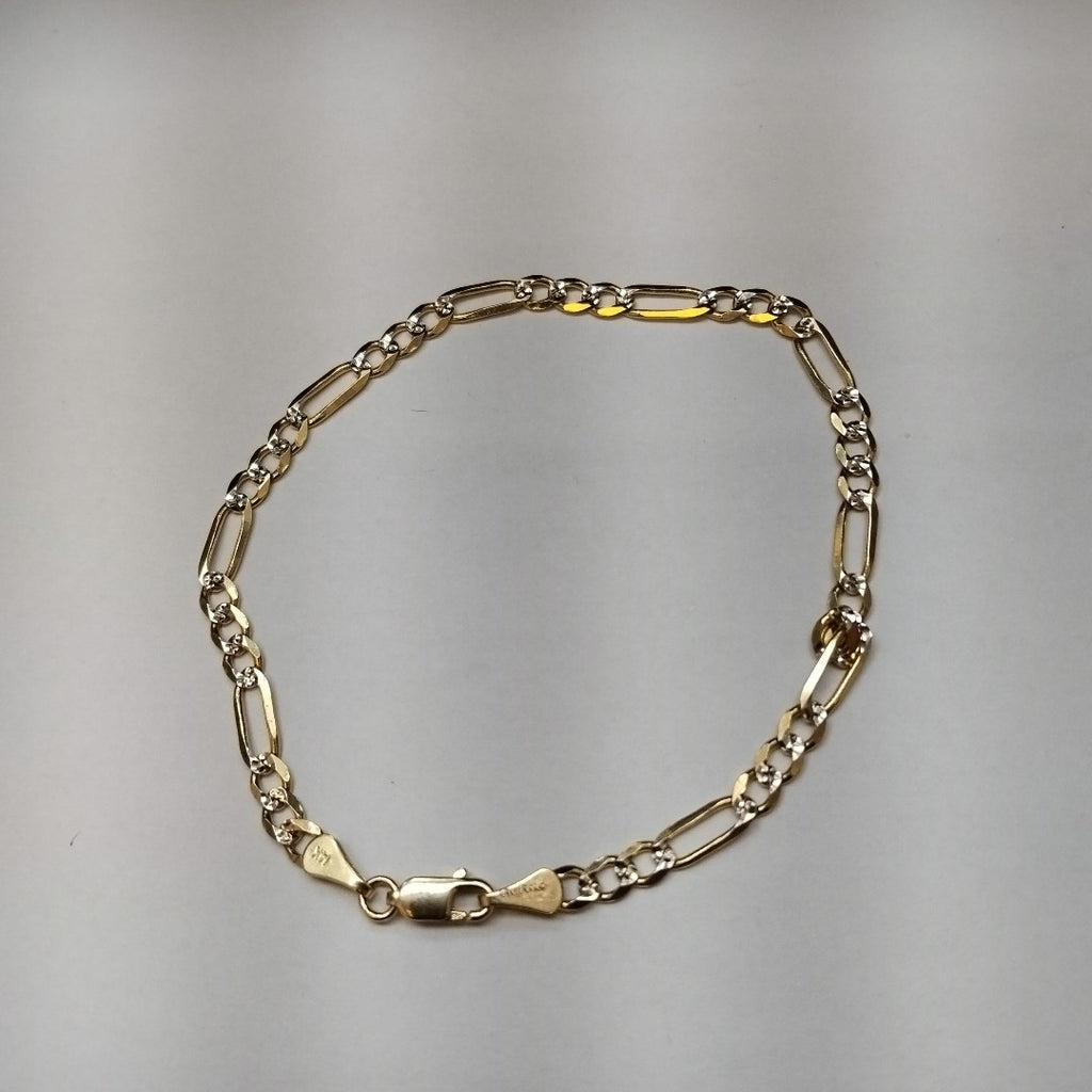 PULSERA 3X1 14K 21 CM 4.6 GR (NUEVO)
