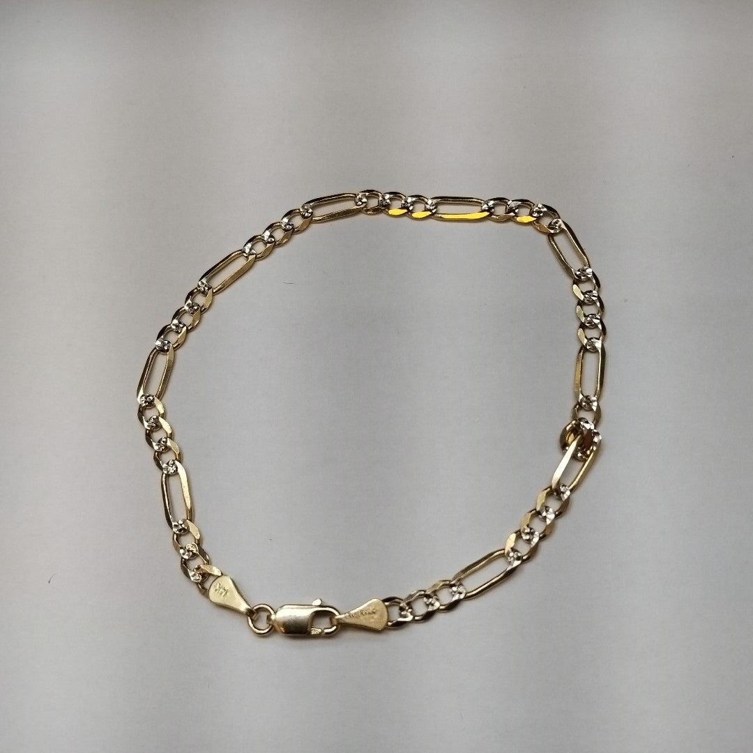PULSERA 3X1 14K 21 CM 4.6 GR (NUEVO)